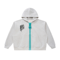 Andreina Acero Unisex Oversized Chunky-Zip Boxy Hoodie