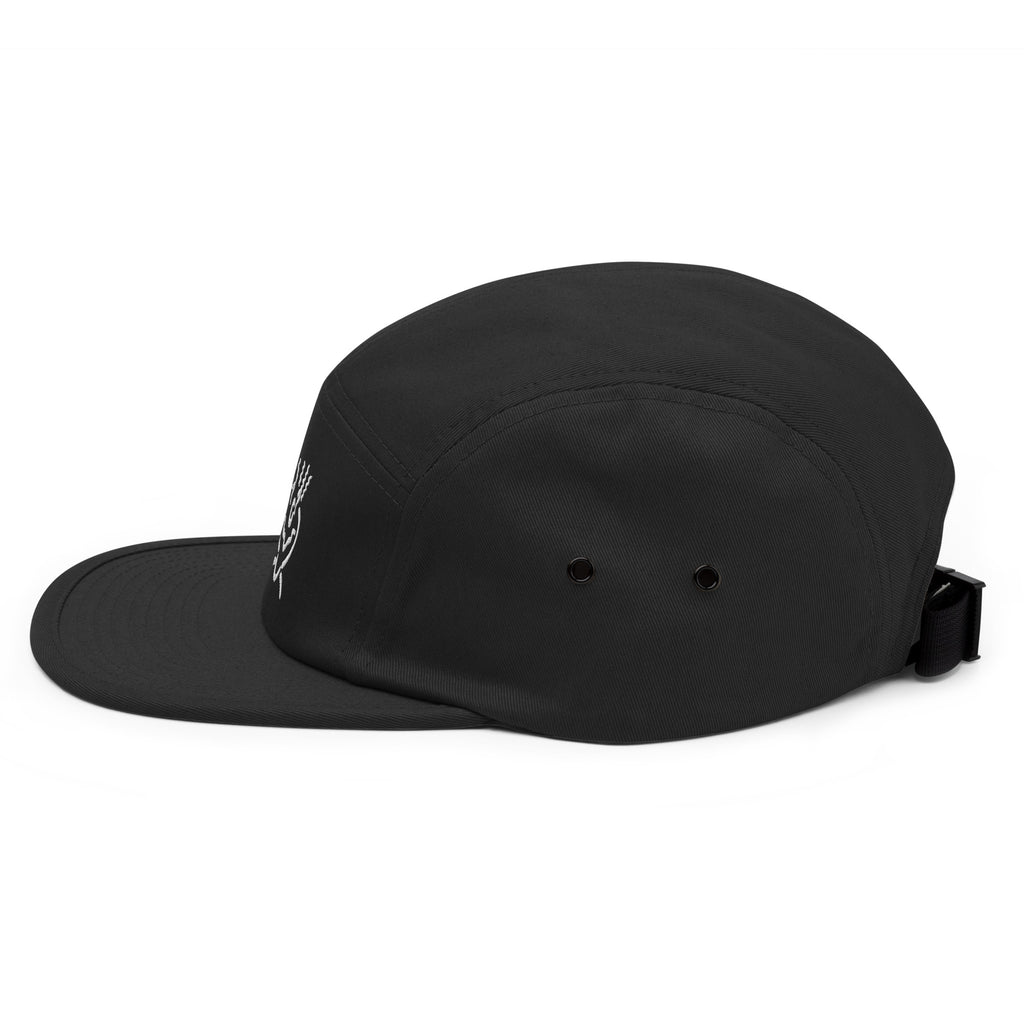Michelle Mishkin Embroided 5 Panel Cap Black & White