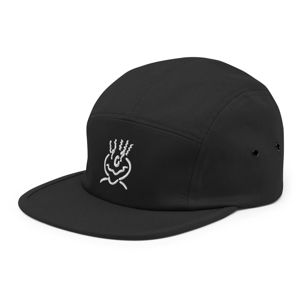 Michelle Mishkin Embroided 5 Panel Cap Black & White