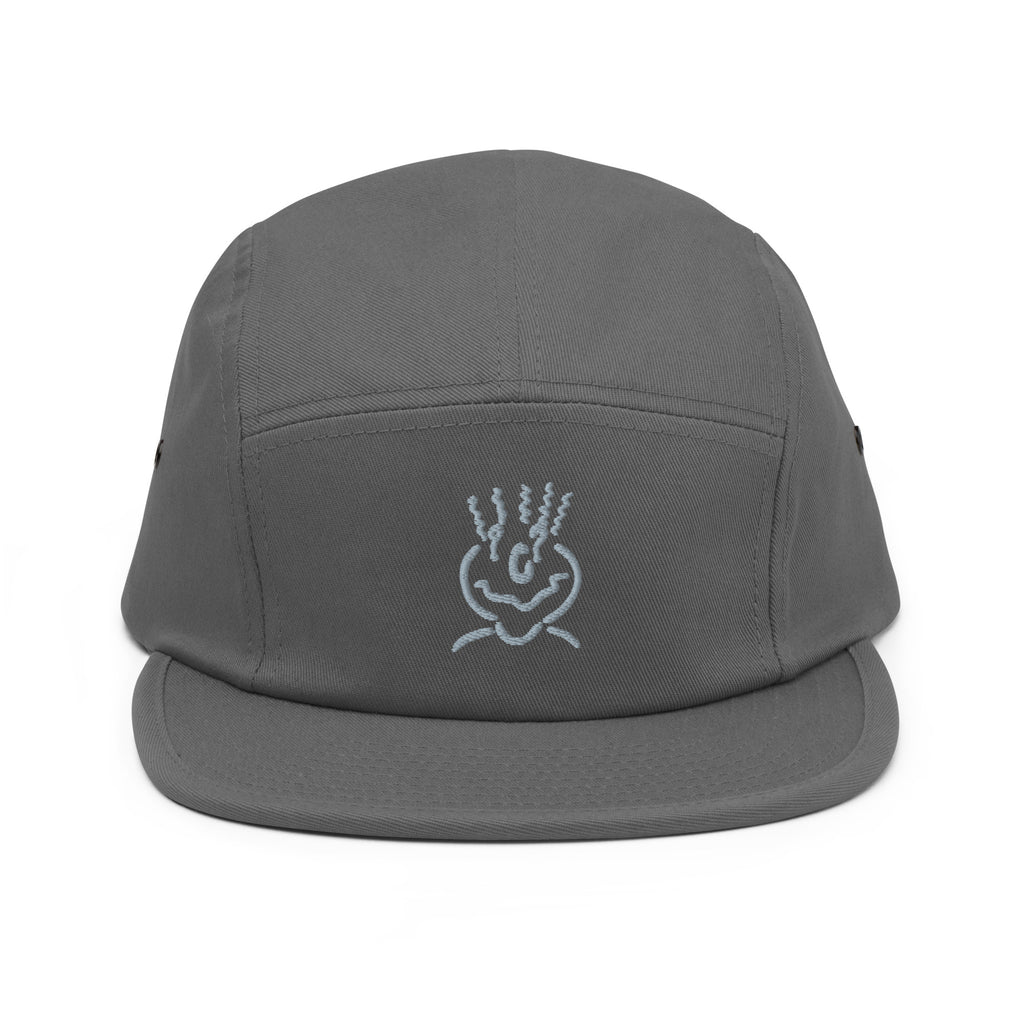 Michelle Mishkin Embroided 5 Panel Cap Grey