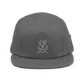 Michelle Mishkin Embroided 5 Panel Cap Grey