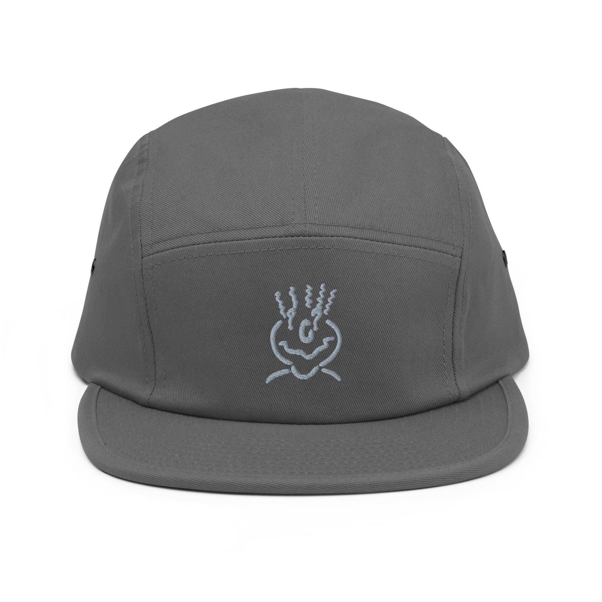Michelle Mishkin Embroided 5 Panel Cap Grey
