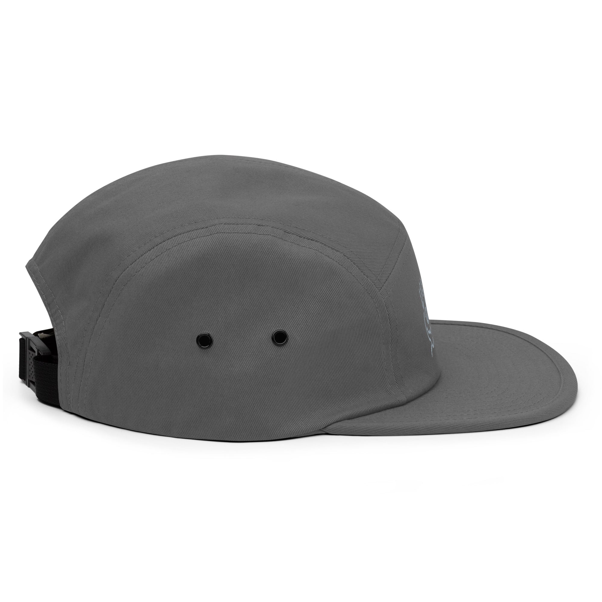 Michelle Mishkin Embroided 5 Panel Cap Grey