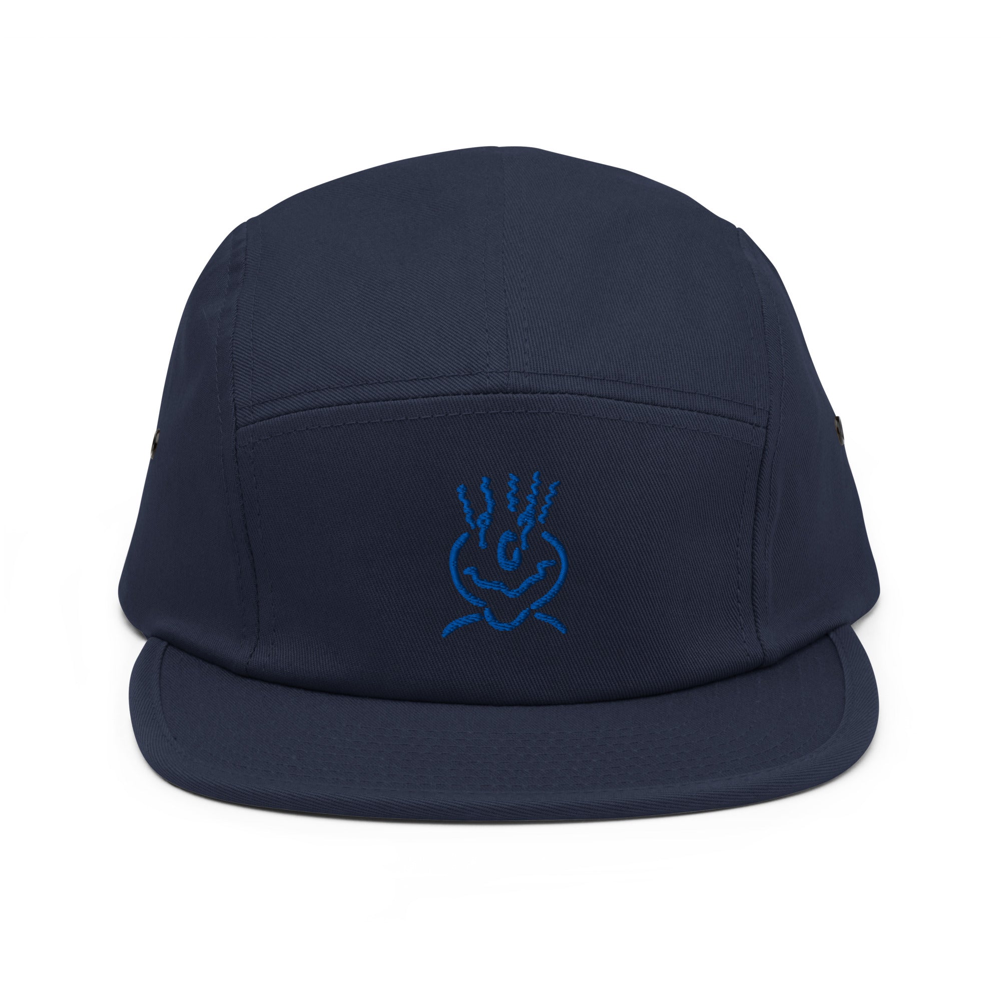 Michelle Mishkin Embroided 5 Panel Cap Blue
