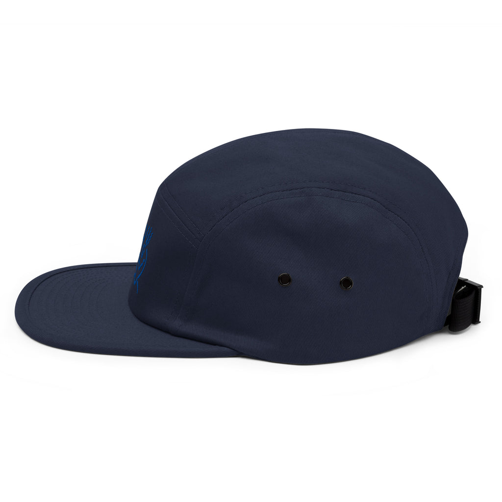 Michelle Mishkin Embroided 5 Panel Cap Blue