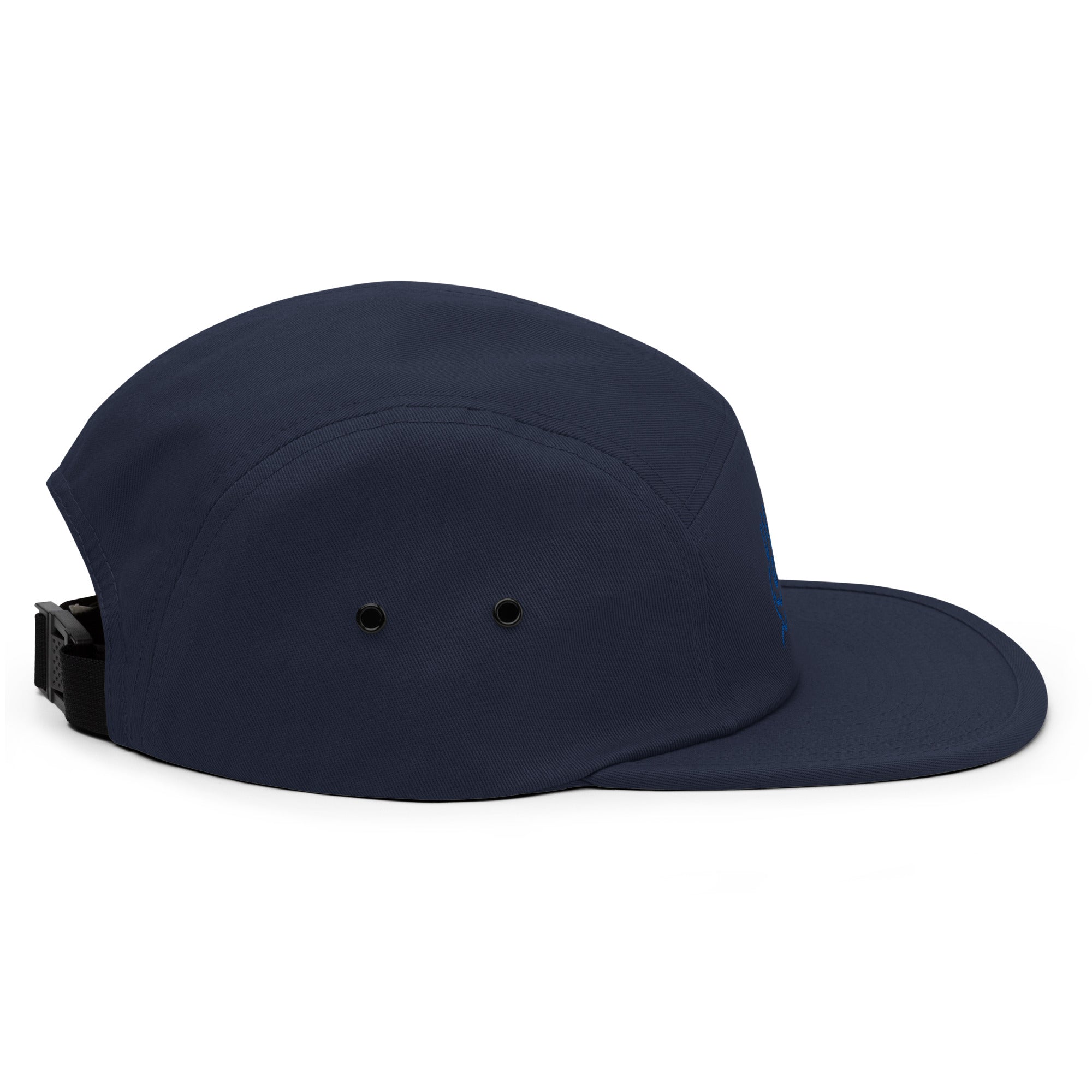 Michelle Mishkin Embroided 5 Panel Cap Blue