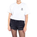 Michelle Mishkin Embroided White T-Shirt Unisex
