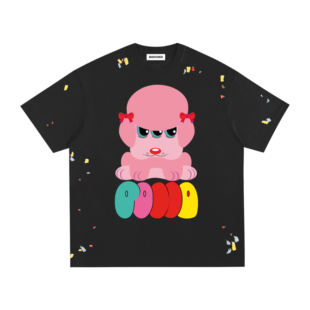 Andreina Acero Paint Splatter T-Shirt