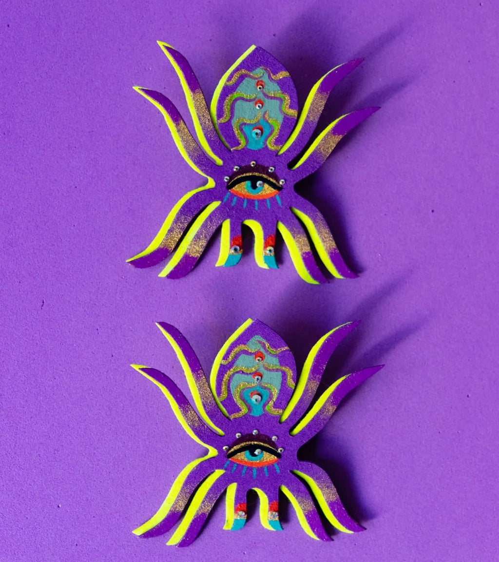 Andreina Acero Tarantula Earrings