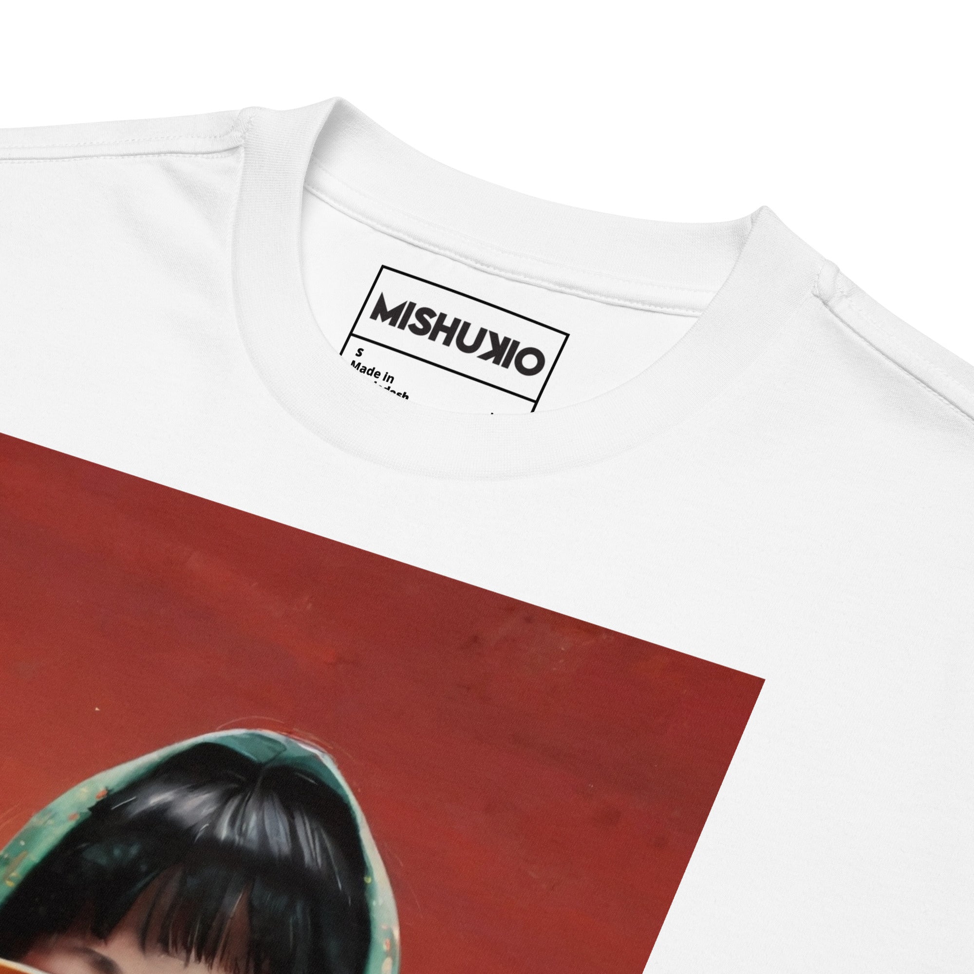 Printed Oversized T-Shirt Unisex White