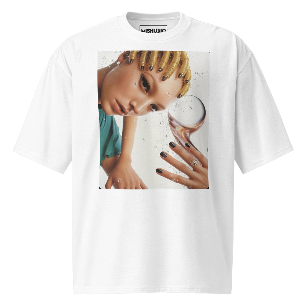 Printed Oversized T-Shirt Unisex White