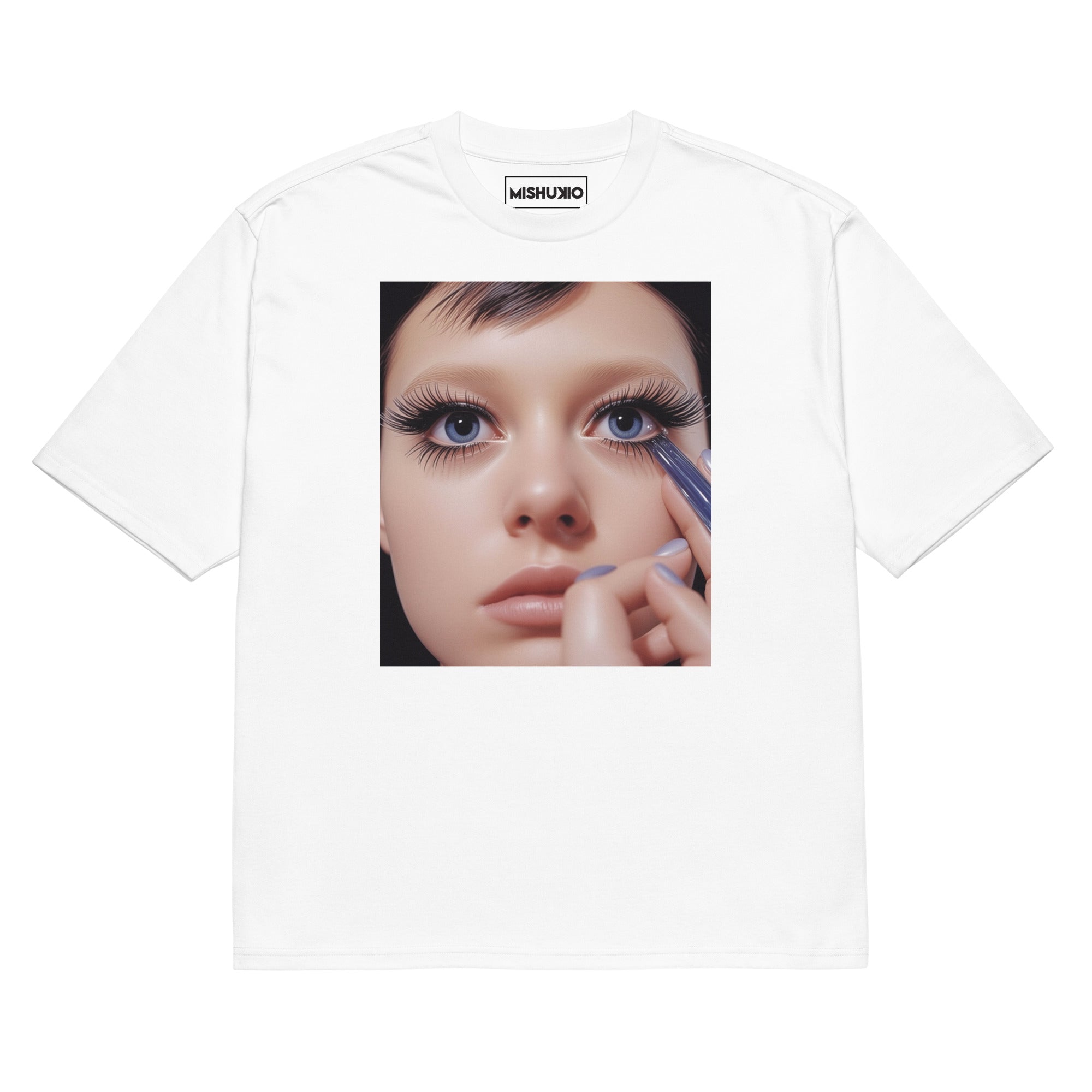 Printed Oversized T-Shirt Unisex White