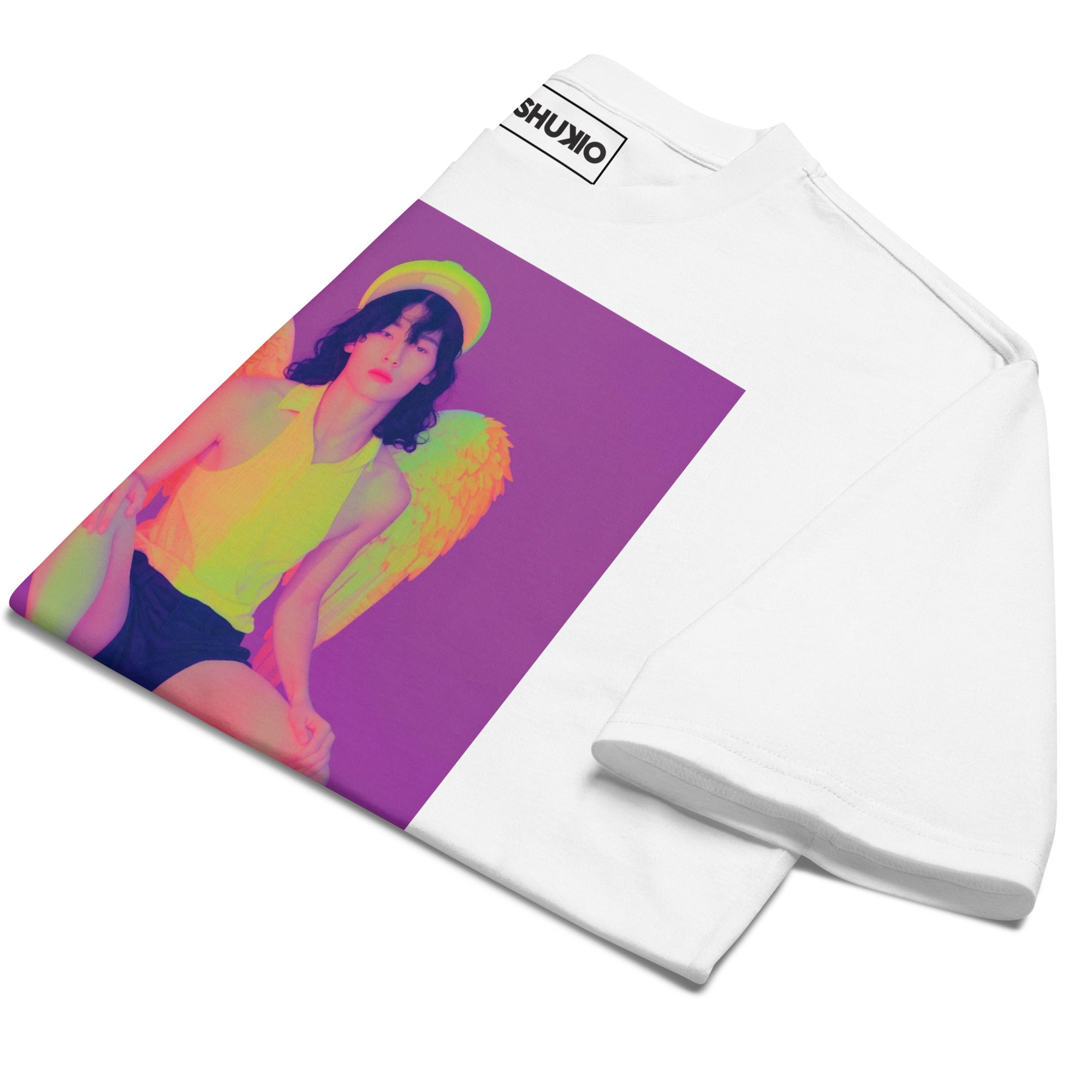 Printed Oversized T-Shirt Unisex White