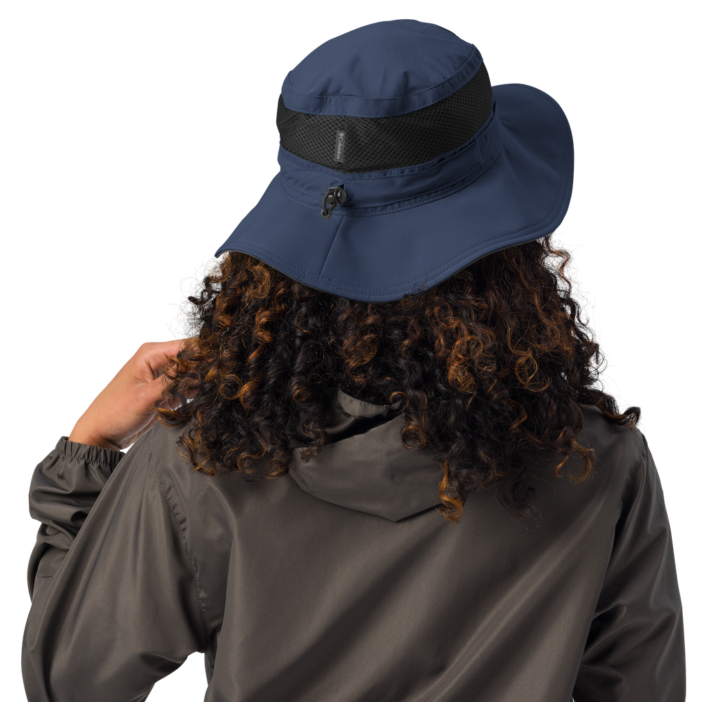Michelle Mishkin Columbia Booney Embroided Hat Navy Blue