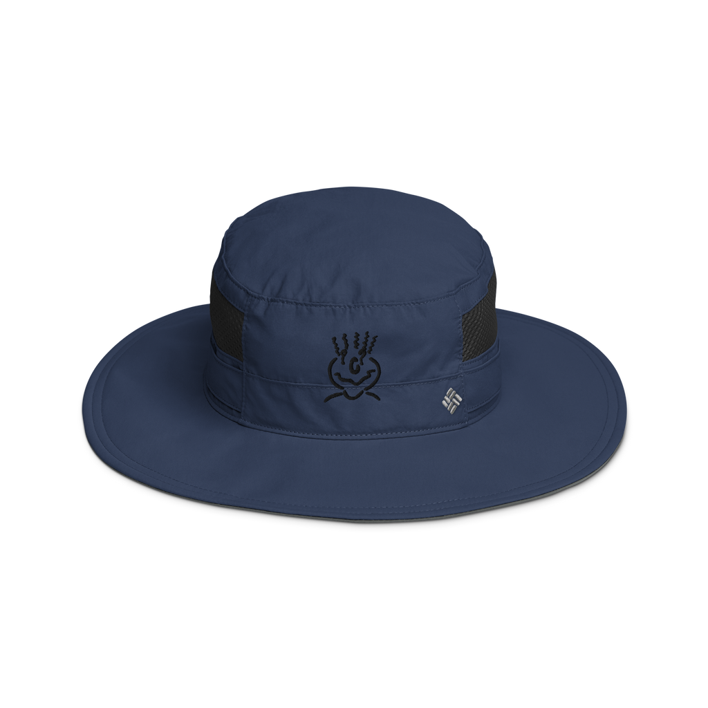 Michelle Mishkin Columbia Booney Embroided Hat Navy Blue