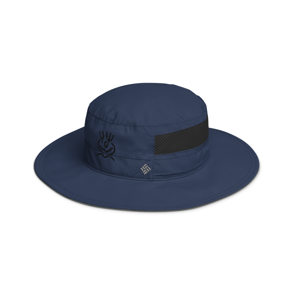 Michelle Mishkin Columbia Booney Embroided Hat Navy Blue