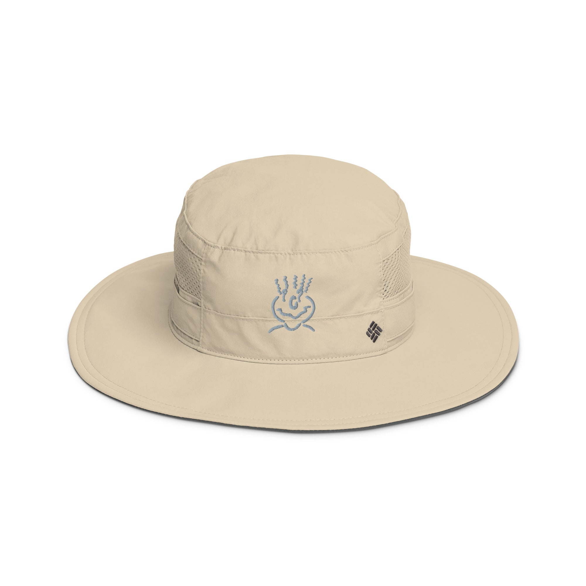 Michelle Mishkin Columbia Booney Embroidered Hat Beige Unisex