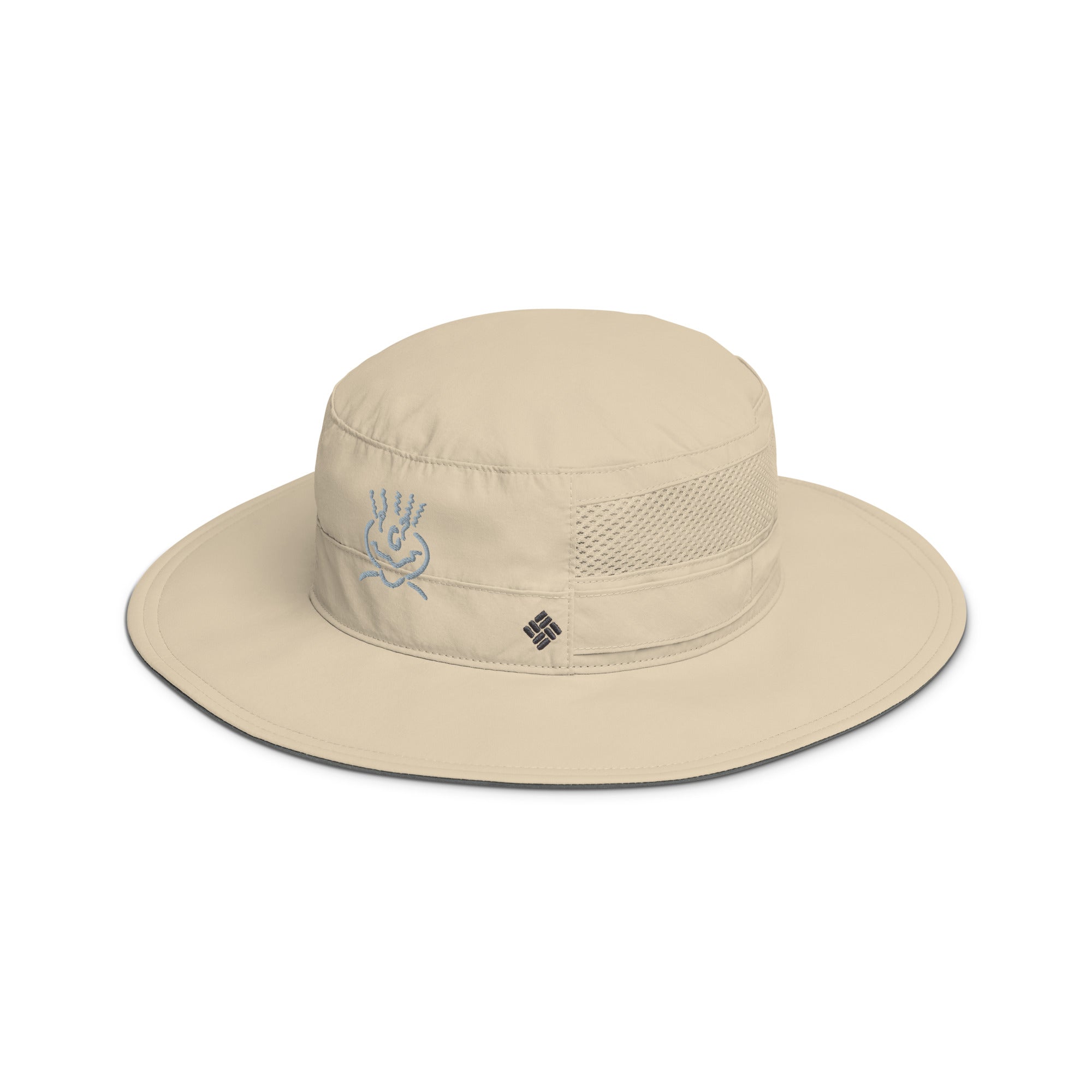 Michelle Mishkin Columbia Booney Embroidered Hat Beige Unisex