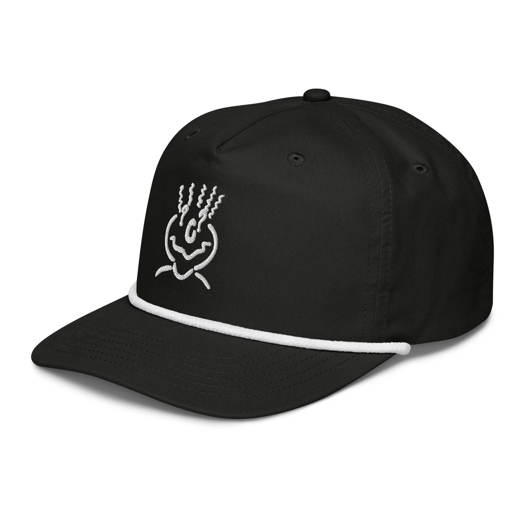 Michelle Mishkin Golf Rope Cap Embroidered Black & White Unisex