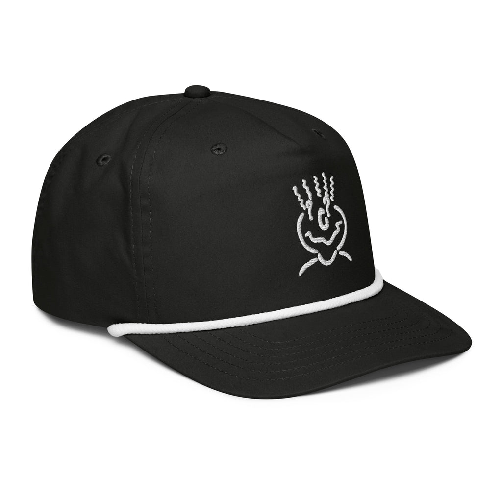 Michelle Mishkin Golf Rope Cap Embroidered Black & White Unisex