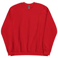 Michelle Mishkin Cotton Embroided Crewneck Sweater Unisex Red